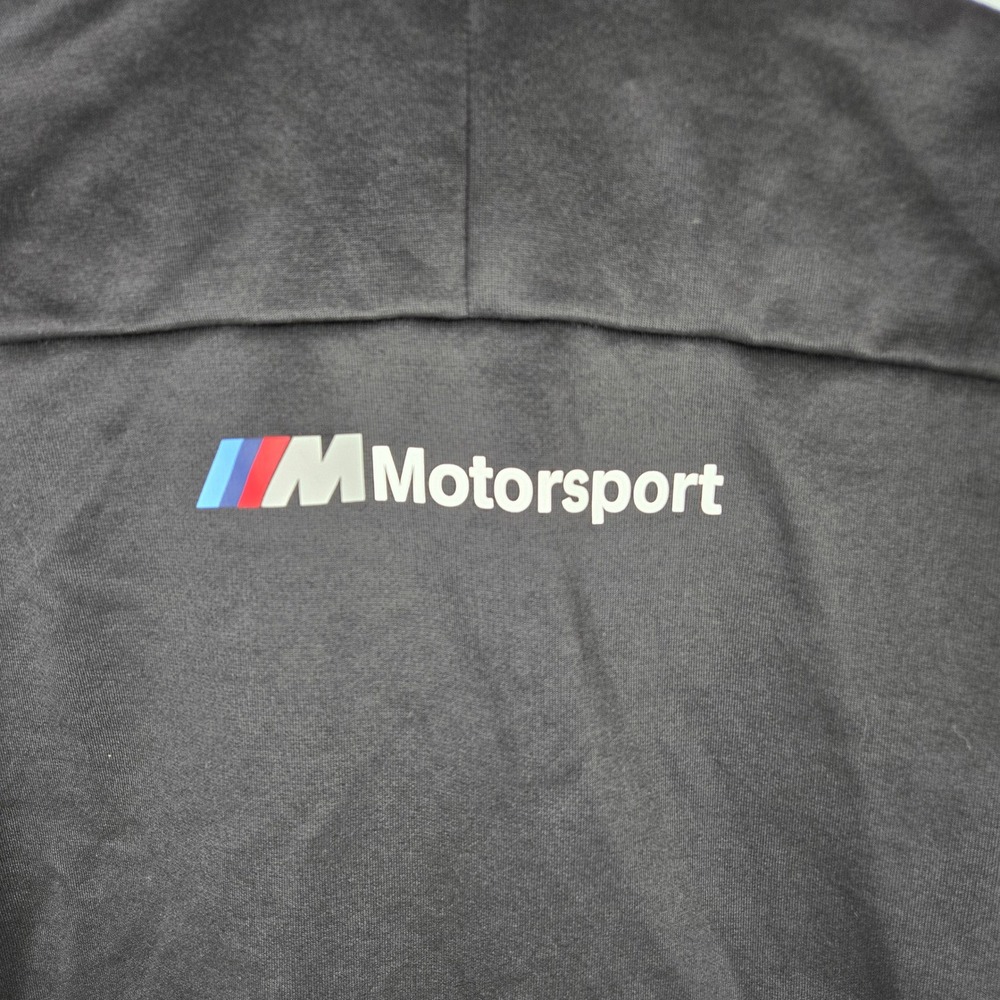 Puma BMW M Motorsport T7 Track Racing Jacket Unisex Small Black Zip Up X MMS - Picture 4 of 9